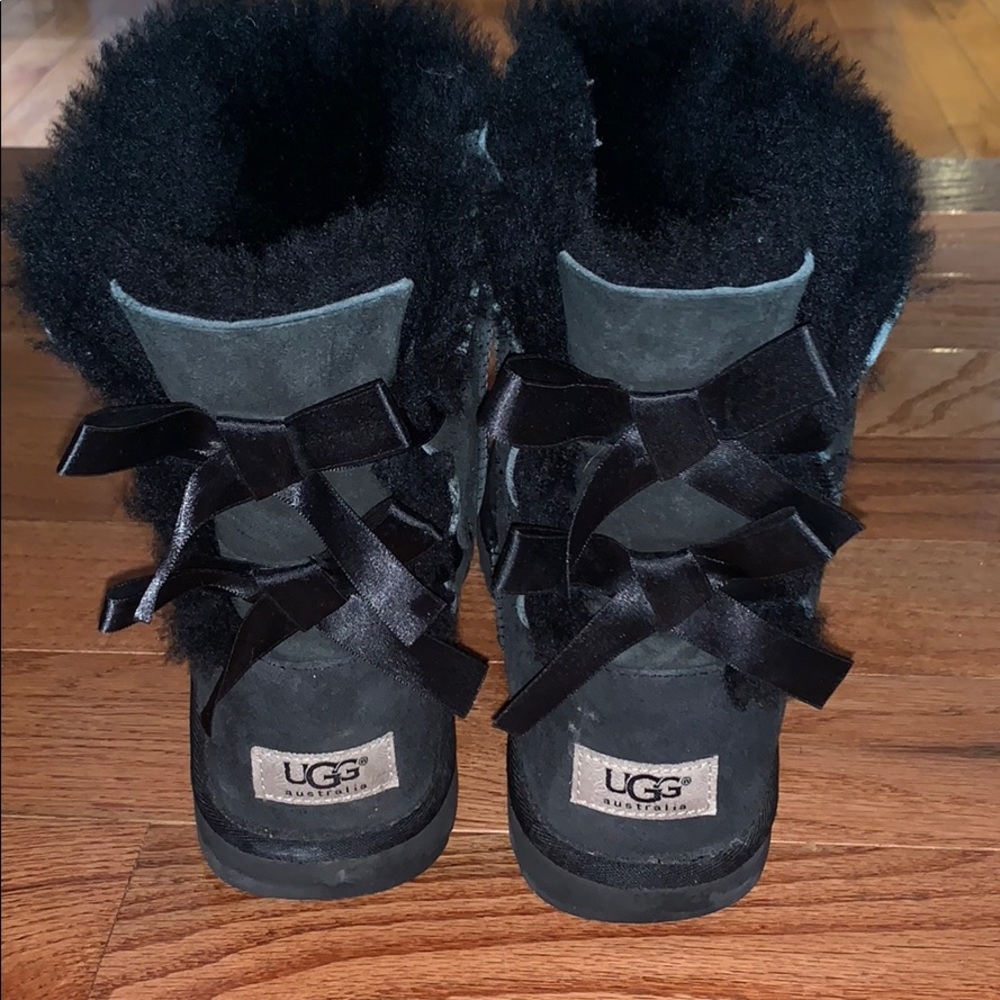 UGG Bailey Bow Boots Black